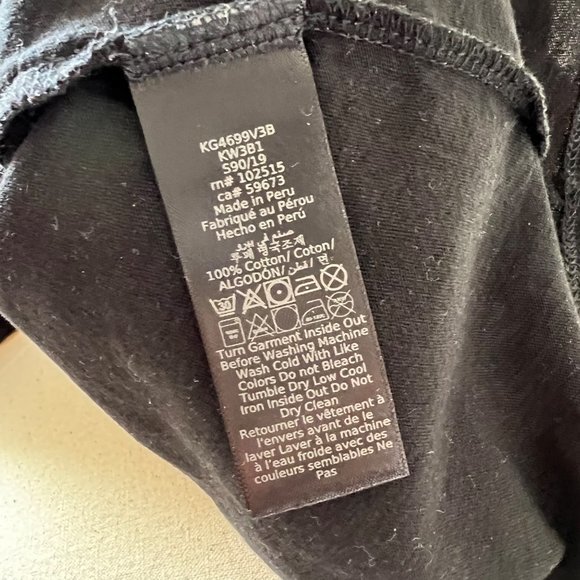 EUC John Varvatos I love Rock N Roll Tee Men's Large Black Cotton - Picture 7 of 9